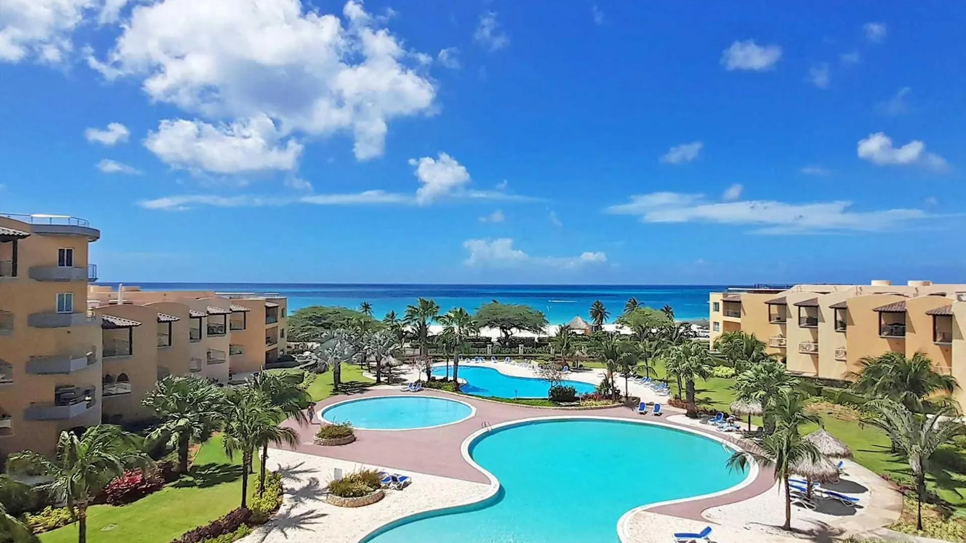 Beachfront - Sapphire Vista 3Br Condo - A247 Palm Beach Aruba