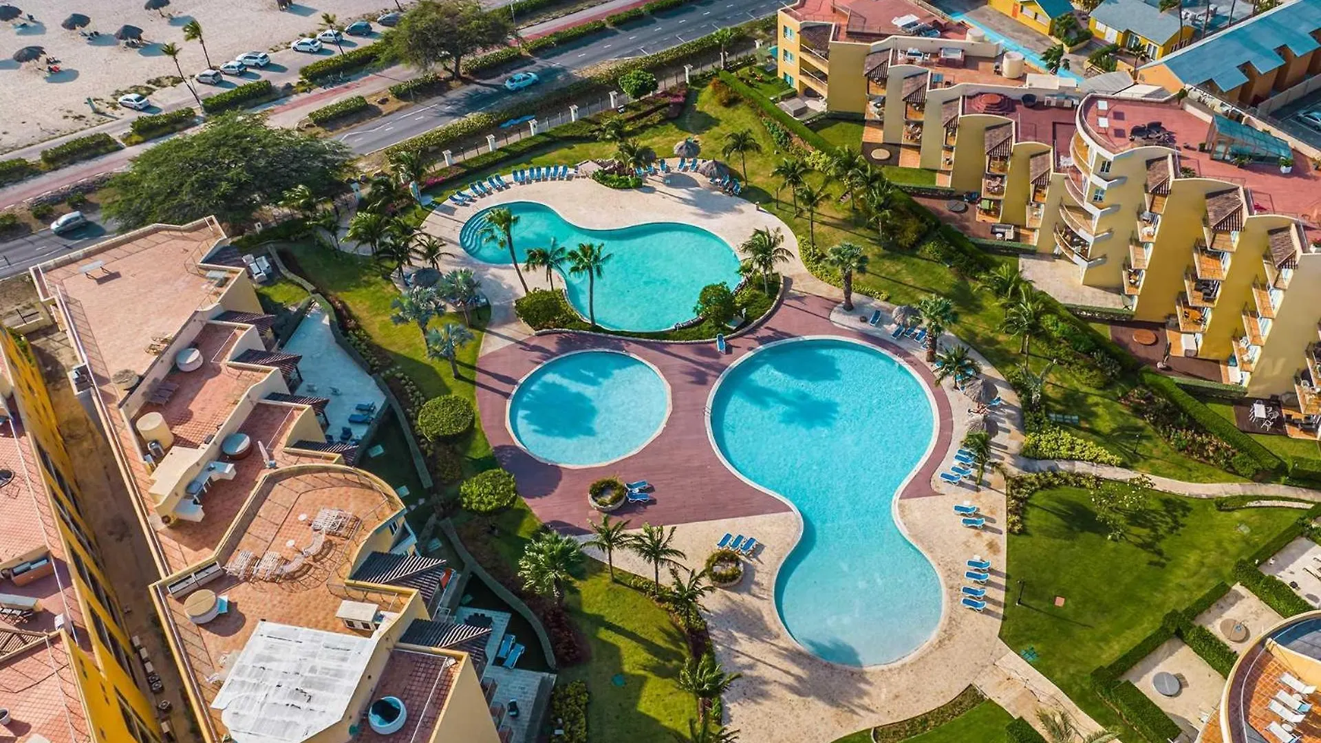Beachfront - Sapphire Vista 3Br Condo - A247 Palm Beach Aruba
